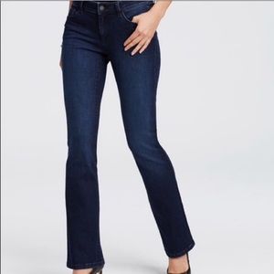 Ann Taylor Modern Fit Bootcut Jeans, Size 10P